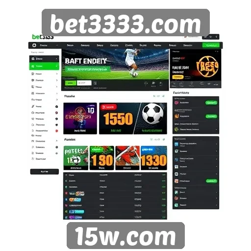Análise da interface do usuário do bet3333.com